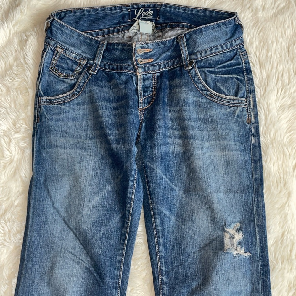 Lucky Brand Kane lil Maggie jeans Sz 4 - Picture 9 of 16